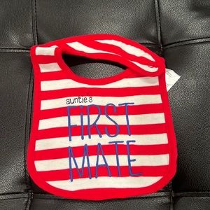 Carters Bib “Aunties First Mate”